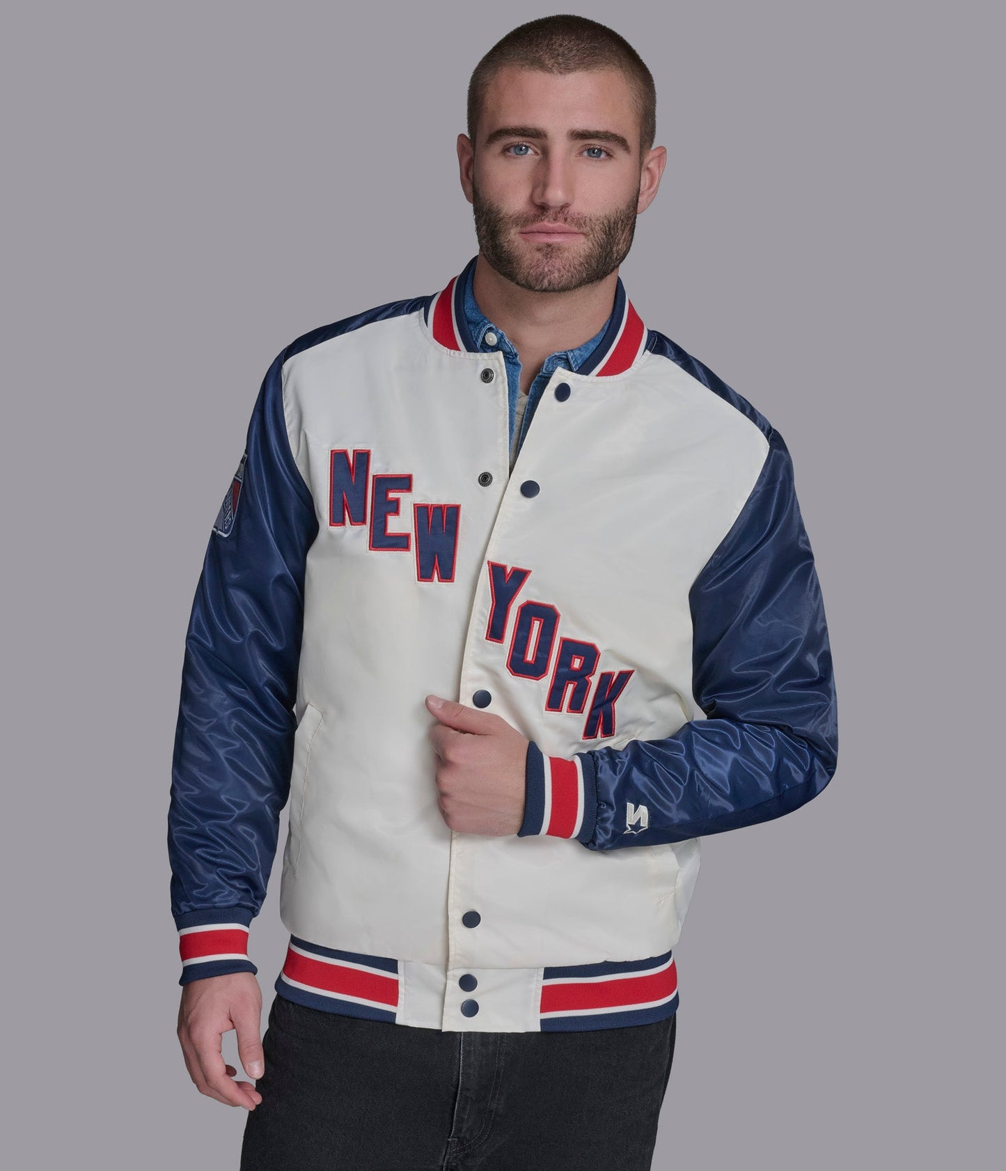 Ny Rangers The Renegade Varsity Jacket