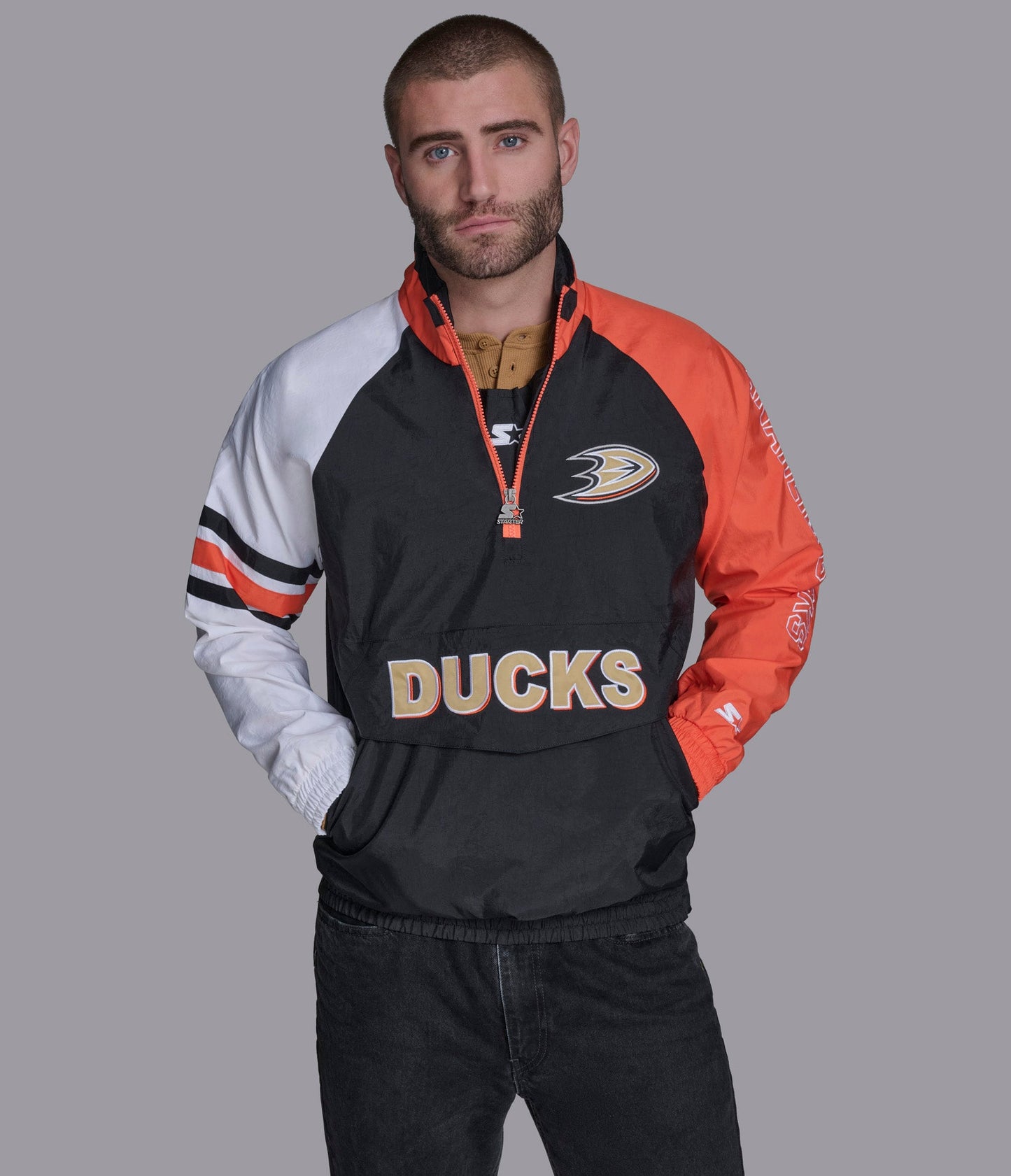 Anaheim Ducks Elite Half Zip Pullover