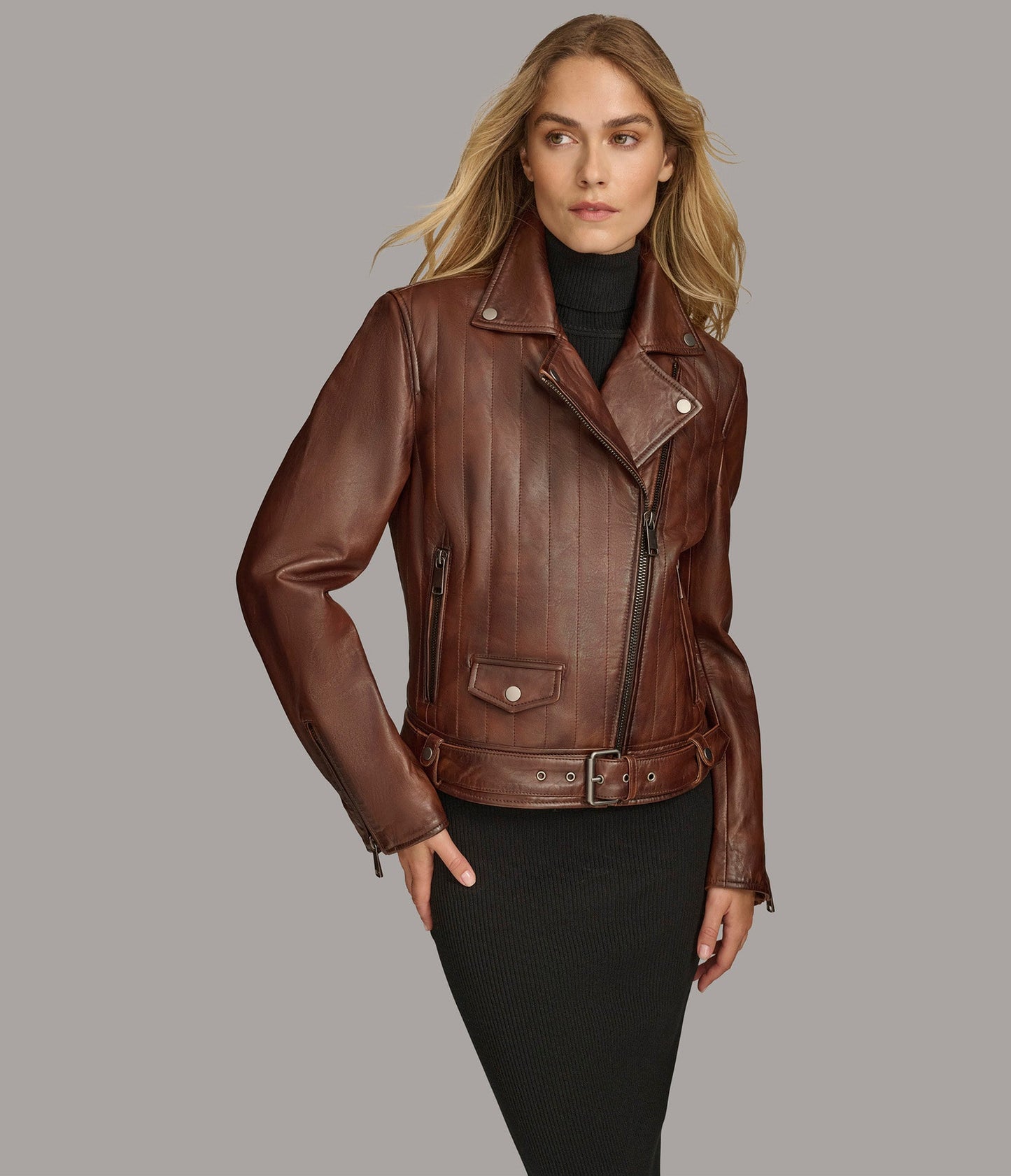 Bria Rail Quilted Moto