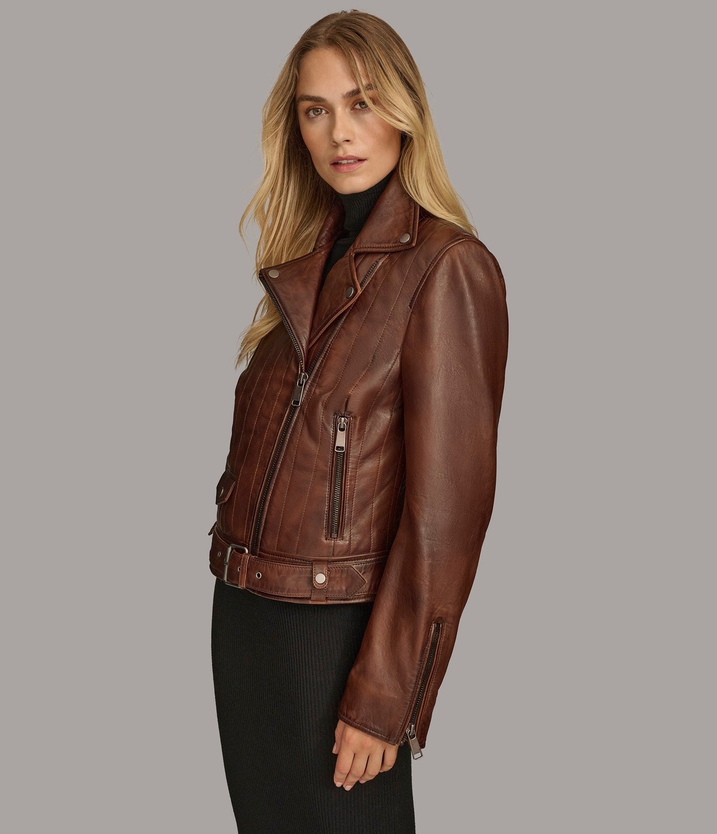 Bria Rail Quilted Moto