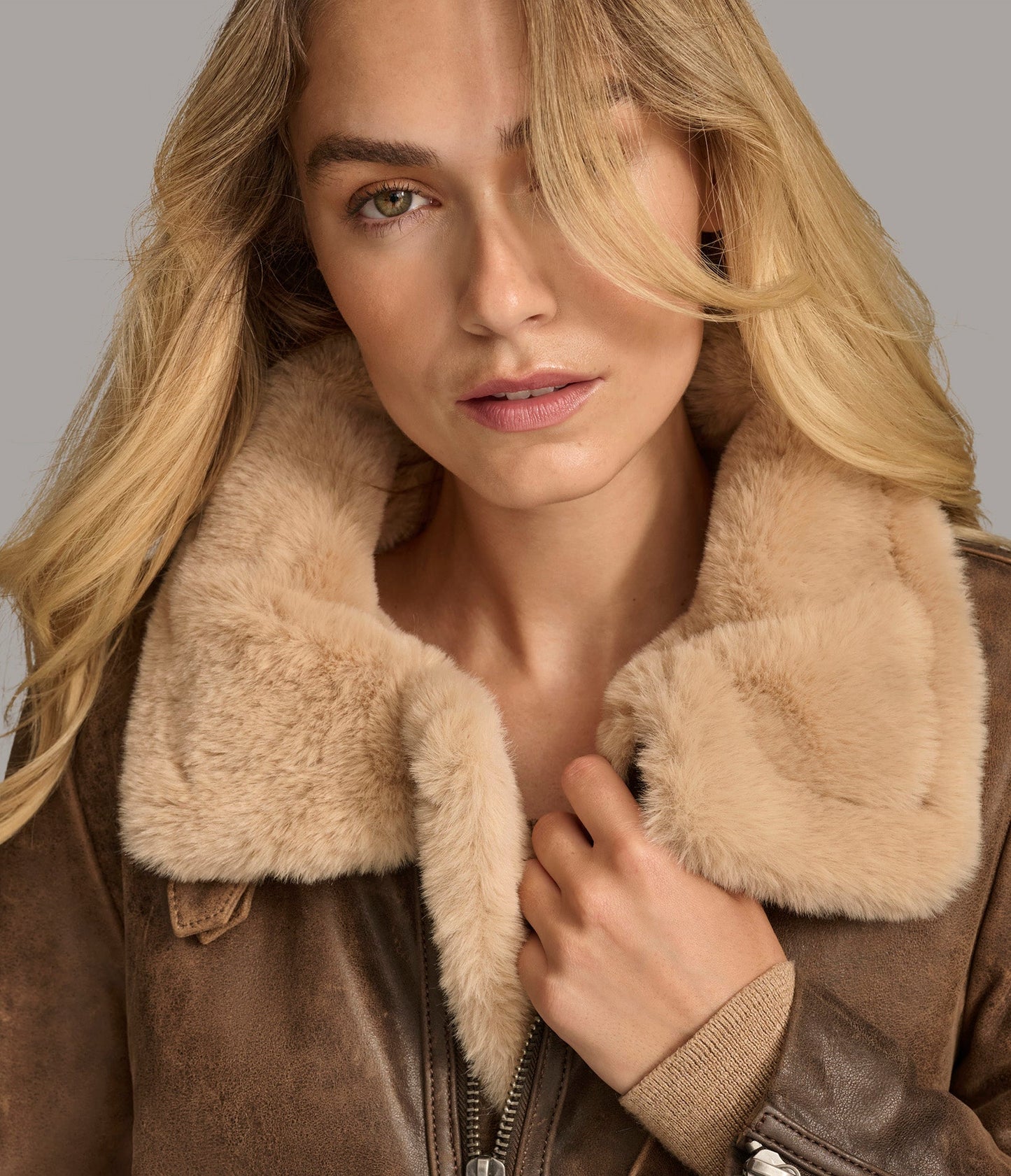 Riley Faux Shearling Coat